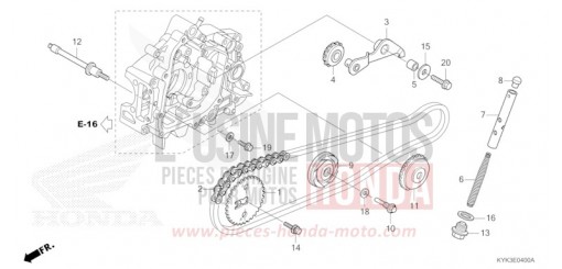 CHAINE A CAMES/TENDEUR CRF110FN de 2022